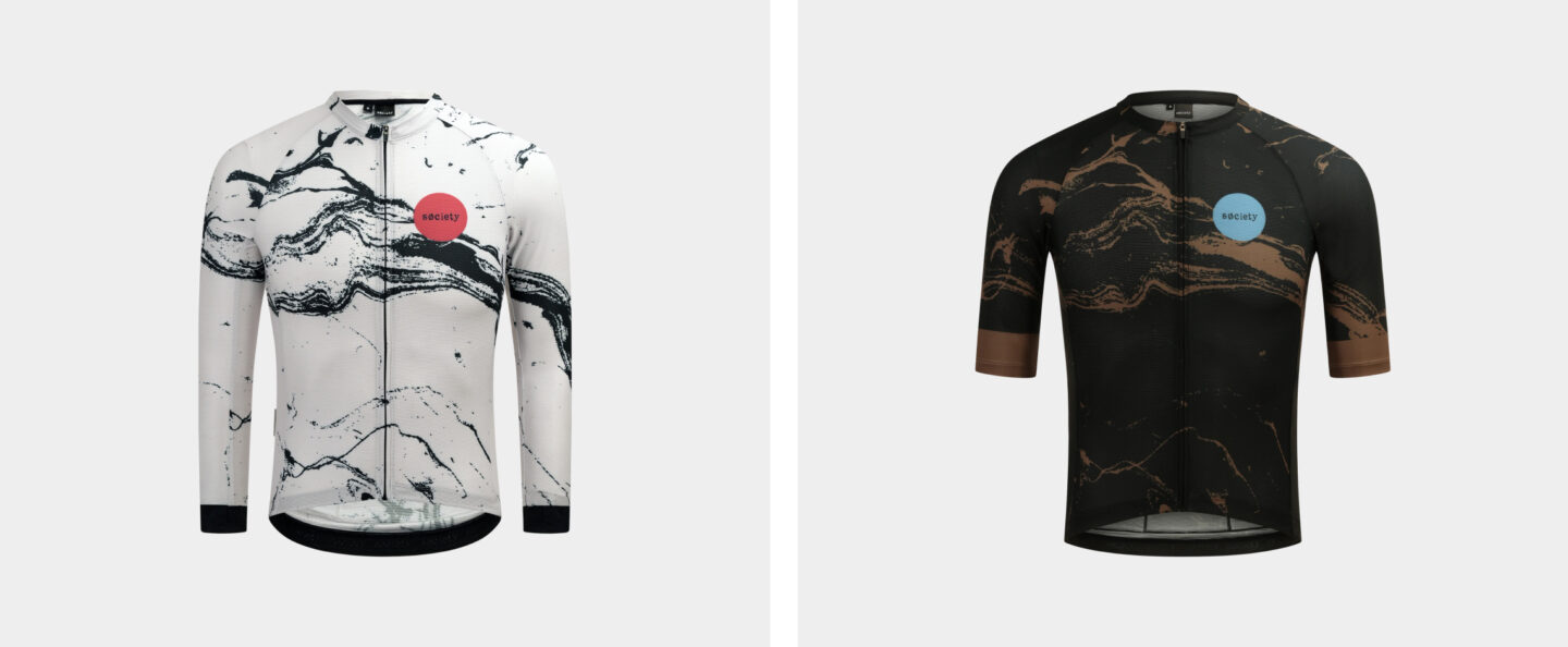 Society Mens Omni Off-Road Jersey in Color Black and Grey