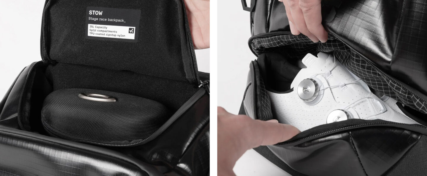 Gobik Stow Bag Pack pockets and details