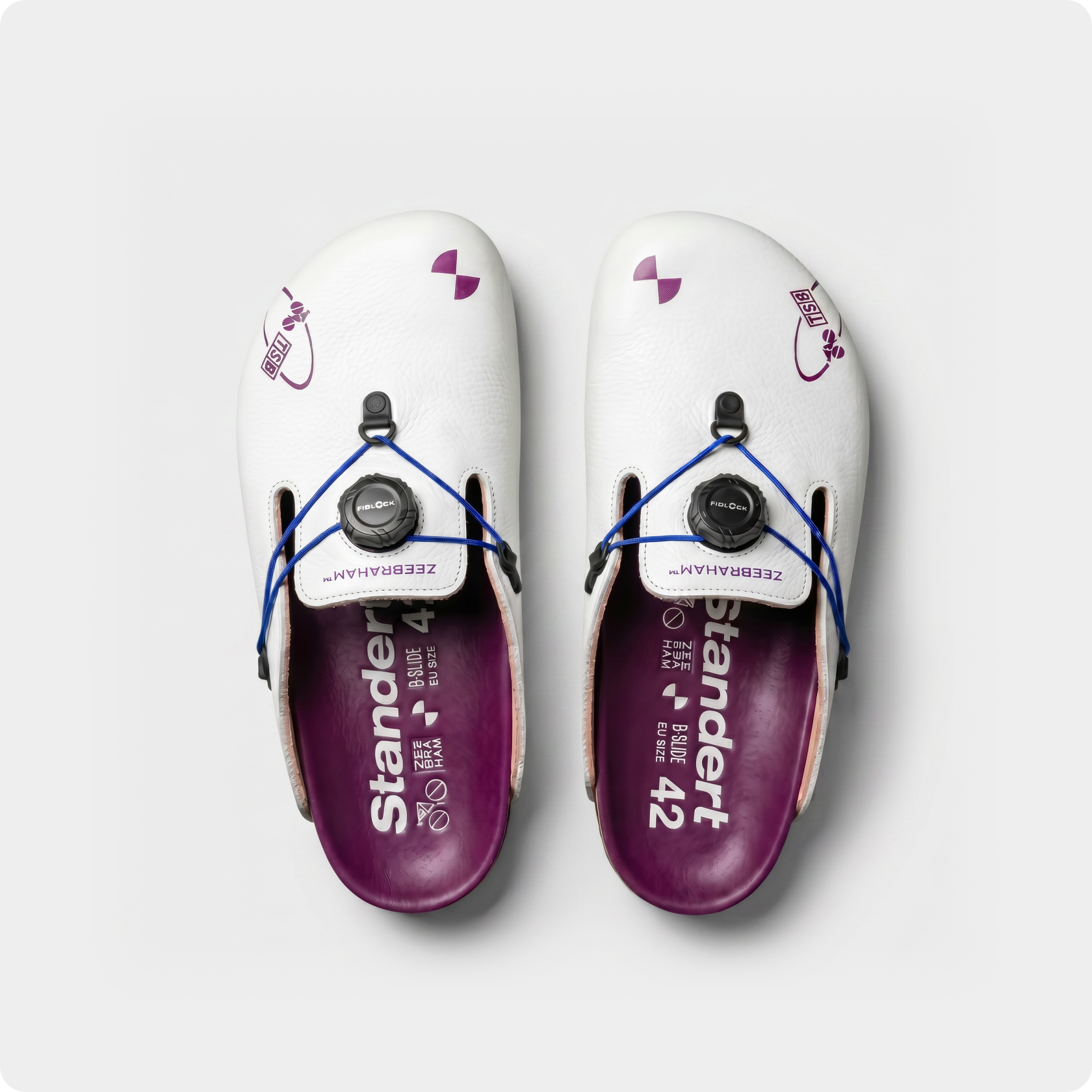 Standert x Zeebraham B-Slide TSB Sandal from the top