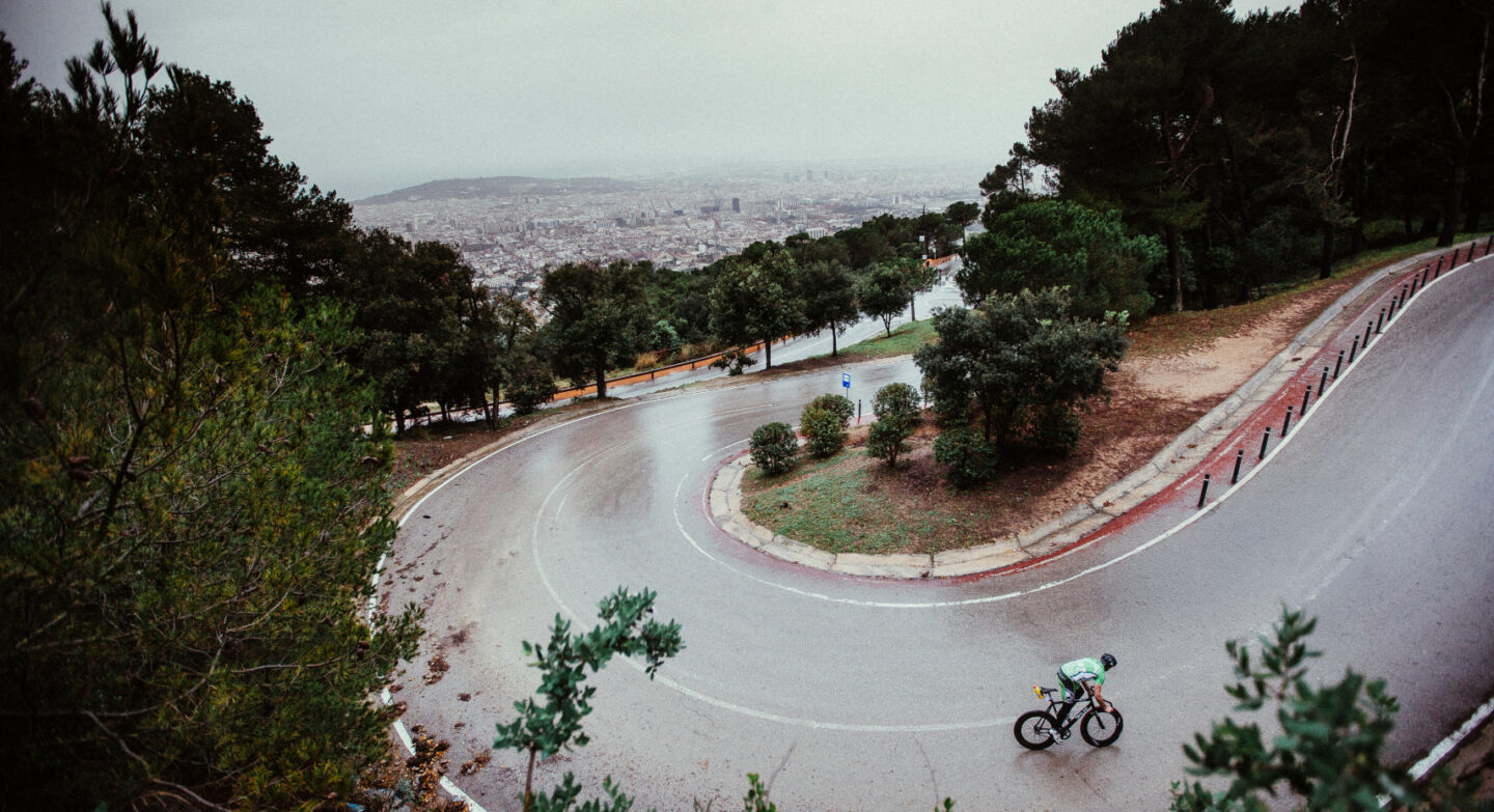 Photo from the Tibidabo mountain with a view on Barcelona By Brazo de Hierro