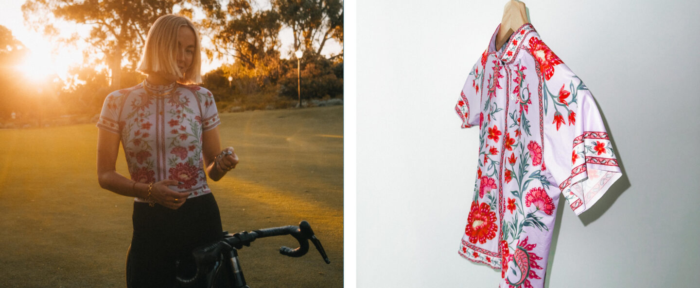 SAHA Cycling Signature Mini-Sleeve Jersey photo with model