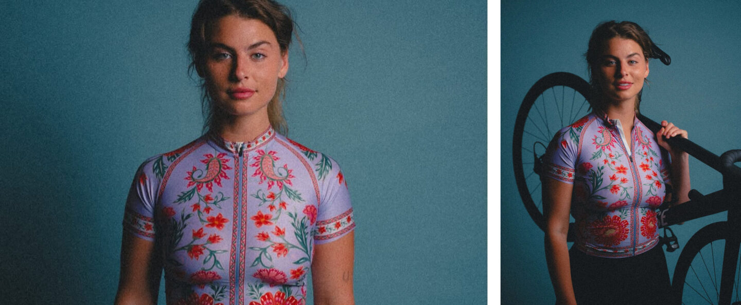 SAHA Cycling Signature Mini-Sleeve Jersey photo with model